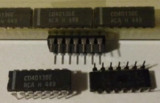 Lot of 9: RCA CD4013BE