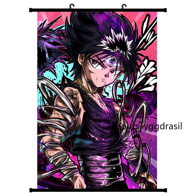  Yu Yu Hakusho Hiei Anime Fabric Wall Scroll Poster (31x42)  Inches: Posters & Prints