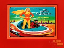 Electra Woman and Dyna Girl lunch box art 2x3" fridge/locker magnet Krofft Show