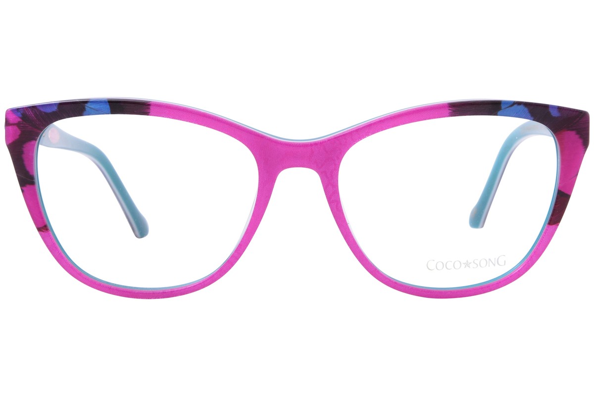 Coco Song Dragon Hearts CV286 C4 Eyeglasses Women's Pink