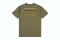 Brixton Palmer Proper T-SHIRT Neu Military Olive Gr: M Brixton Supply