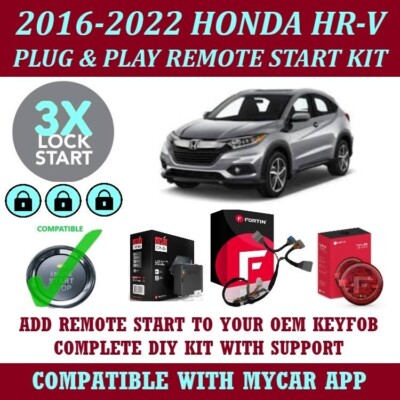 PLUG & PLAY REMOTE START 2016-2022 HONDA HRV HR-V PUSH TO START