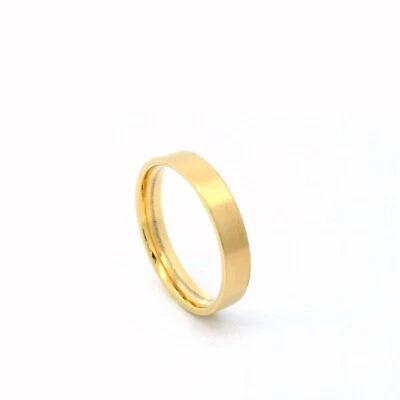 Trauring, Ehering in Gelbgold mattiert Gelbgold 750 18 KT Größe 60 - Bild 1 von 3