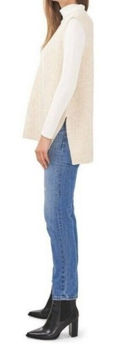 Vince Camuto Women's Oversized Knit V-Neck High-Low Sweater Vest (Malted) $79.00 - 第 2/2 張圖片