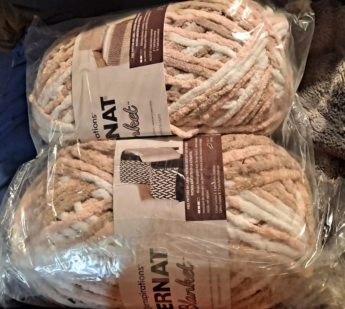 Bernat Blanket Yarn 10.5oz Salmon Sand