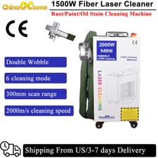1500W Handheld Fiber Laser Cleaning Machine for Car Rust Oil Paint Removal
