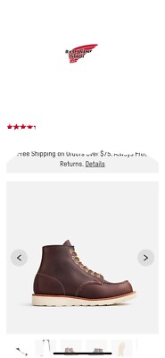 Red Wing Heritage 8138 Men's Classic Moc Toe Boot for sale