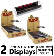 Lot of 12 (2 box) RAW PHATTY ROLLERS 125mm PHAT Size Cigar Wrap Rolling Machines