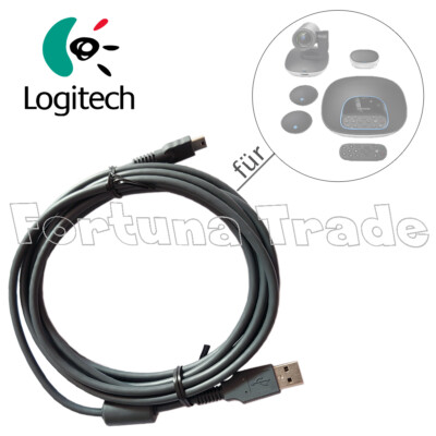 Genuine Logitech Data Power USB Cable Group Video Conference System 993-001139