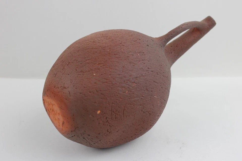 One artistic gourd shape signed clay flute whistle 1987 - Image 2 of 4