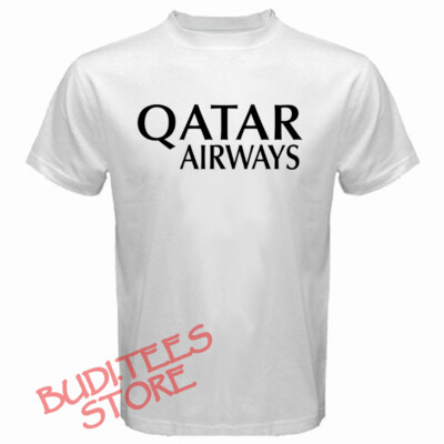 Qatar Airways Airlines Men's White Size S-5XL