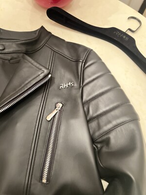 Echtleder Luxus Jacke Biker Style M Neu