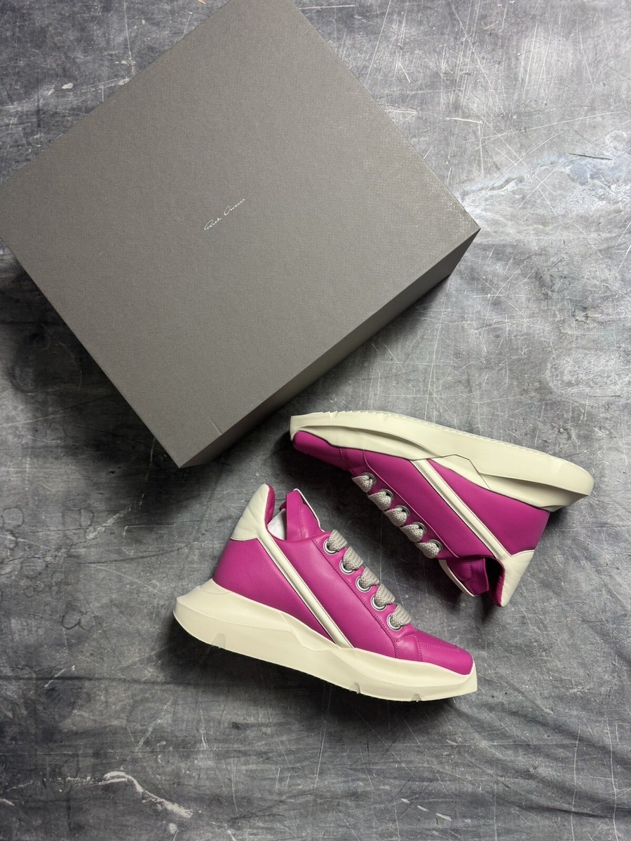 靴 Rick Owens Geth Runner pink pony 42 Rick Owens Geth Runner pink pony 42