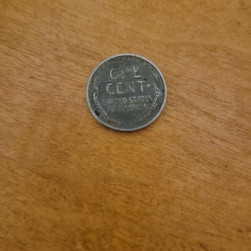 1943 steel wheat penny no mint mark - Picture 5 of 5