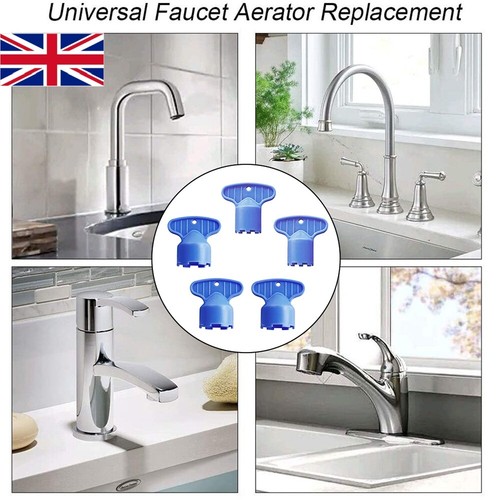 5Pcs Plastic Cache Sink Water Faucet Aerator Key Removal Wrench Repair Tool` - Picture 4 of 24