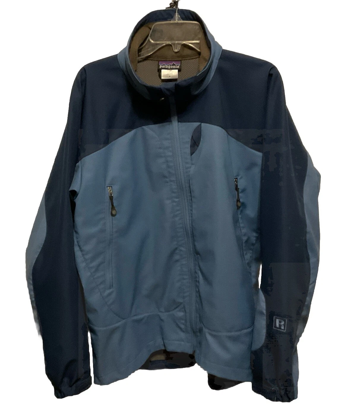 Patagonia R1 Jacket Men’s Medium Two Tone Blue Full Zip Lightweight Ski Snow