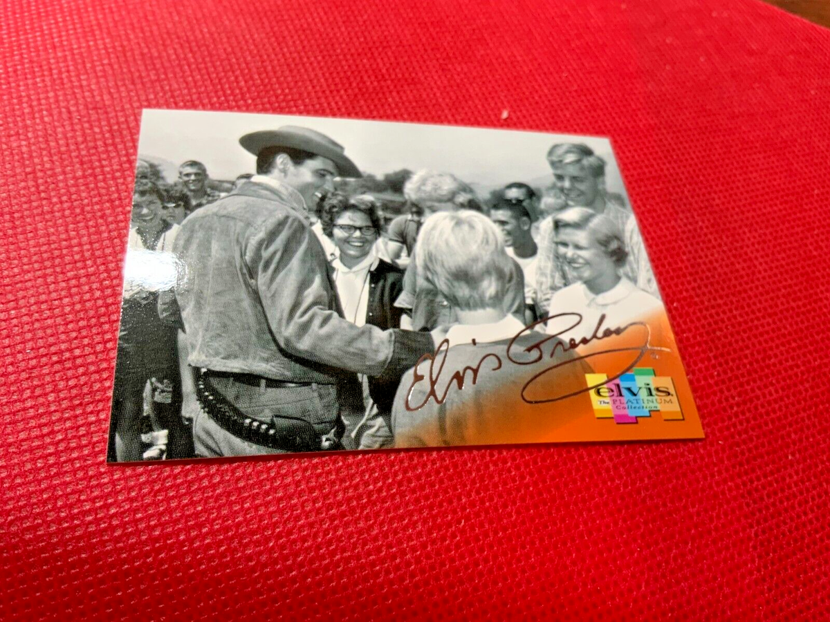 ELVIS PRESLEY - 1999 INKWORKS CARDS #42 AUTOGRAPHS UNLIMITED AA54 ELVIS PRESLEY - 1999 INKWORKS CARDS #42 AUTOGRAPHS UNLIMITED AA54