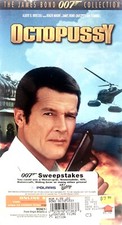 James Bond 007 Film OCTOPUSSY w/ Roger Moore VHS Video MGM/UA NEW Shrink-Wrapped