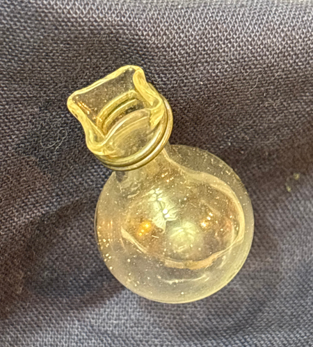 Vtg Mini Glass Vase Lapel Pin Boutonnière Flower Holder Stick Pin - Picture 10 of 13