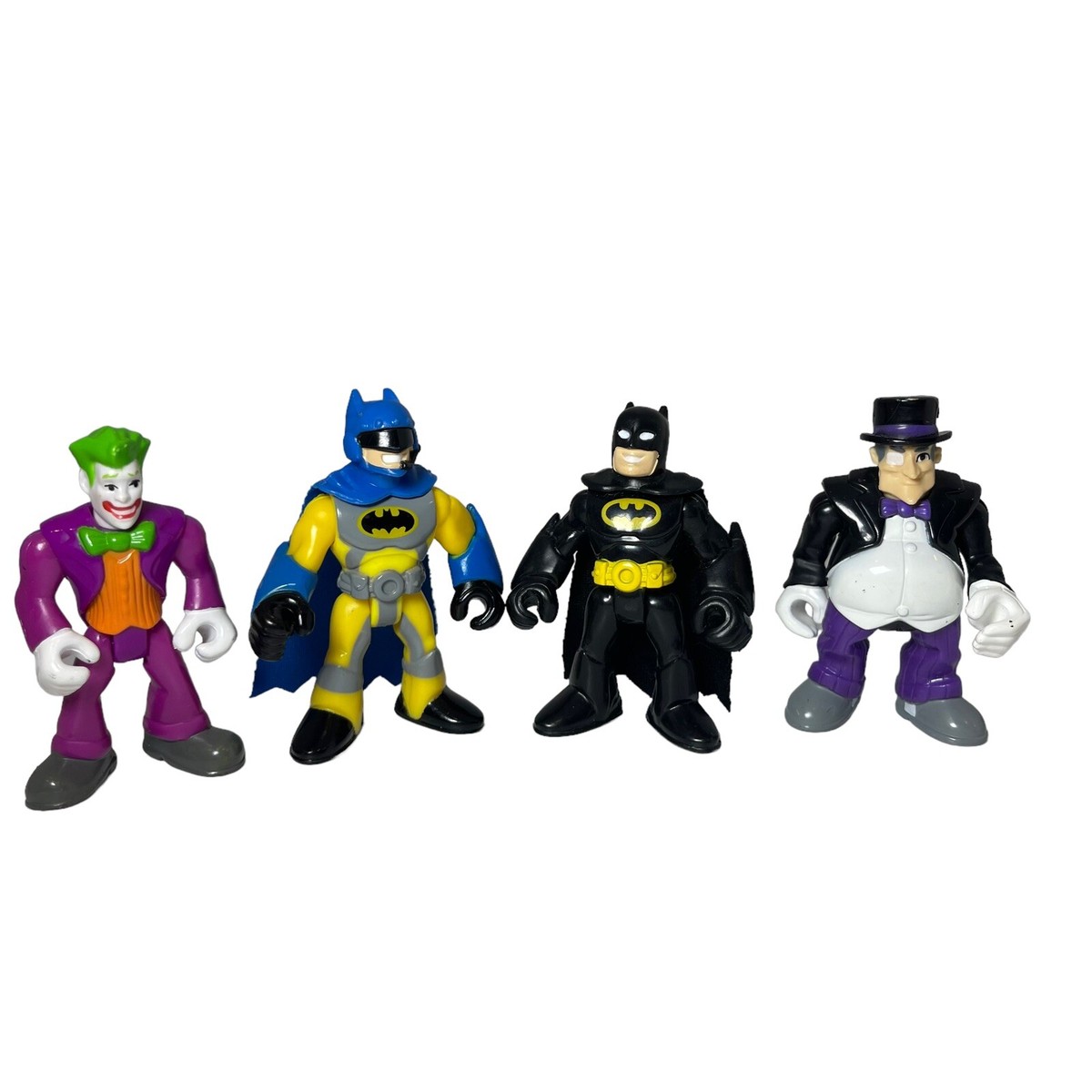 2008 Lot of 4 Imaginext DC Comics Figures Batman Penguin