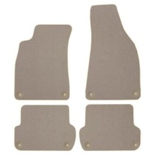 Velours Fußmatten für Audi A4 B7 Bj. 2004 - 2008 Passform Automatten STD BEIGE