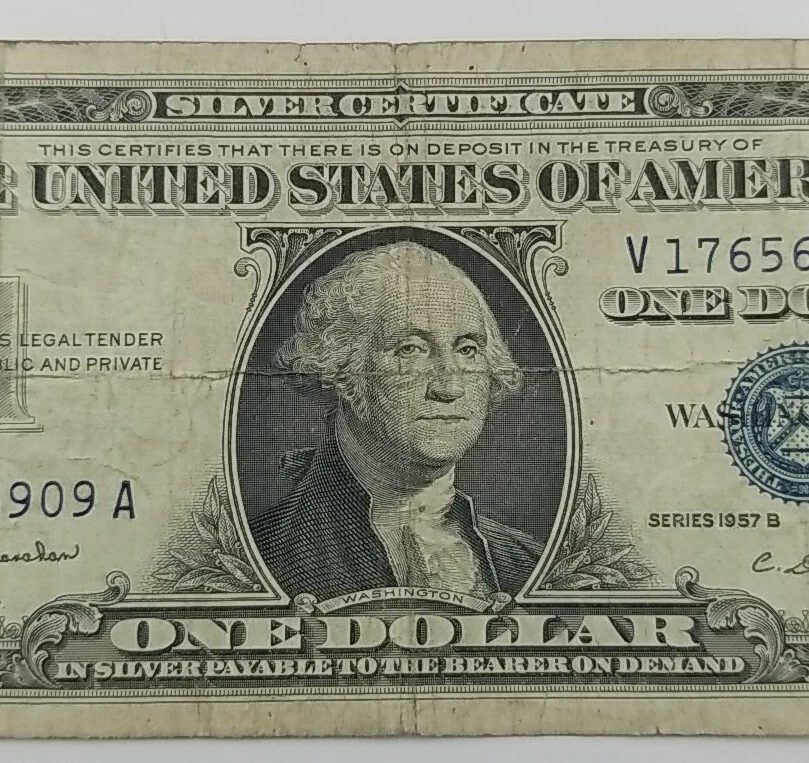 3 Note Lot $1 (1957B Silver Cert) $2 (1953A Red Seal) $5 (1953 Silver Cert)#803 - Image 4 of 4