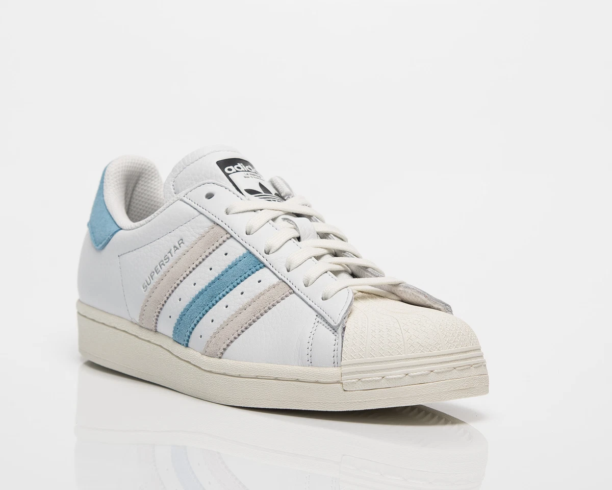 adidas Originals Superstar Men cream white/preloved blue/grey one | eBay