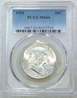 1954 P Franklin Half Dollar PCGS MS64 Frosty White 95% FBL PQ New Holder #P309D
