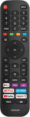 FOXRMT Ersatzfernbedienung EN2G30H Für Hisense-Vidaa-Tv-Fernbedienung,Mit Netfli