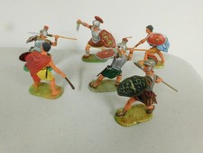 Hausser Elastolin 70mm Roman attack group x6 Lot 7