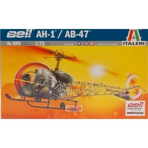 1:72 Italeri ELICOTTERO AH 1/AB-47 KIT IT0095 Modellino - Immagine 2 di 2