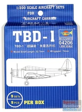TRP04206 1:200 Trumpeter TBD-1 Devastator Aircraft Set (5pcs)