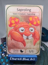 Saproling 1/1 Green Creature - Pokemon Paras - Custom MTG Token
