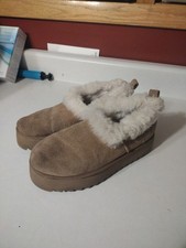 UGG Nita Platform Genuine Shearling Slipper Chestnut Women's- Size 7