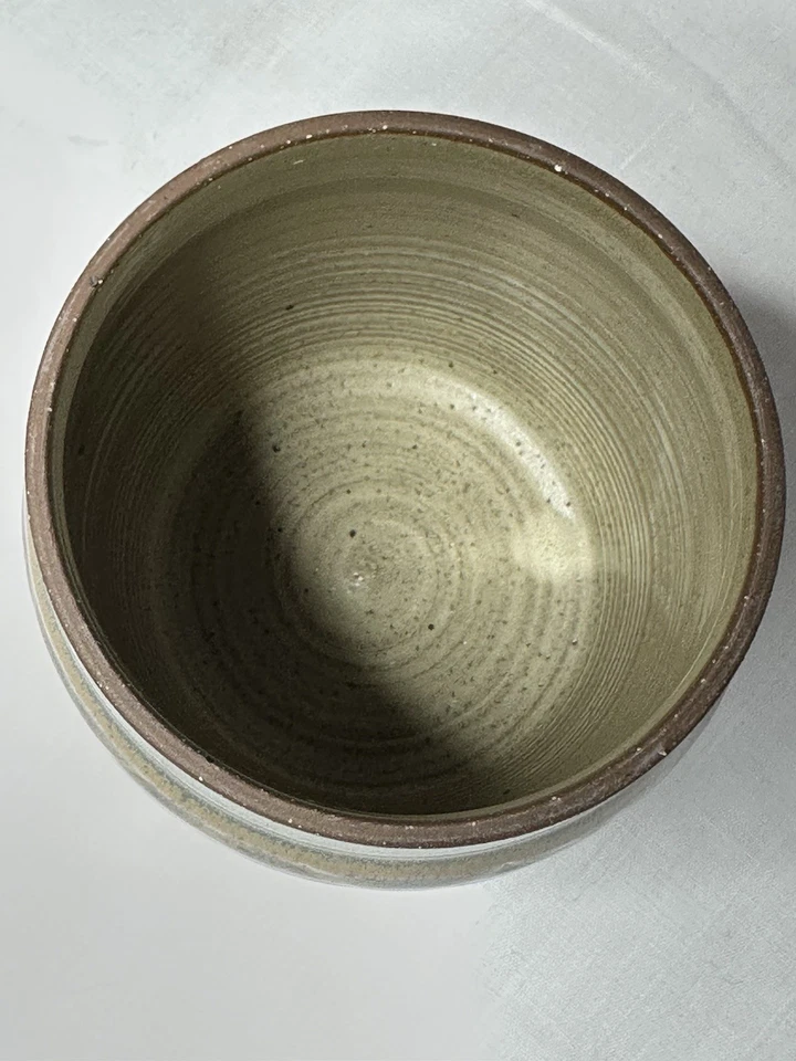 Студийный художественный керамический глазурованный масляный колокол фермерский домик деревенский с подписью художника - Изображение 3 из 4