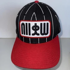 RYU Street Fighter Brand Red Black White  Logo Hat Cap SnapBack Bio World
