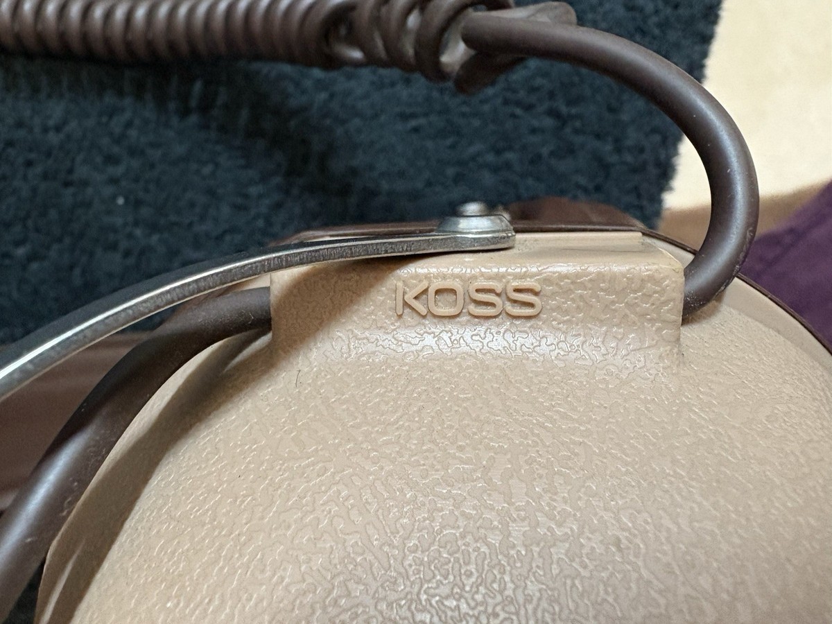 Vintage Realistic Stereo Custom Pro II A Headphones, Radioshack Koss