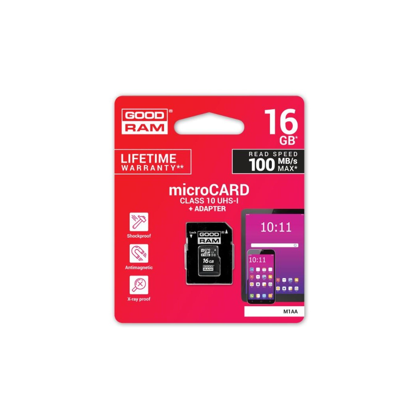 Goodram Scheda Microsdhc M1aa 16Gb Uhs-I Classe 10 Con Adattatore Sd - Immagine 7