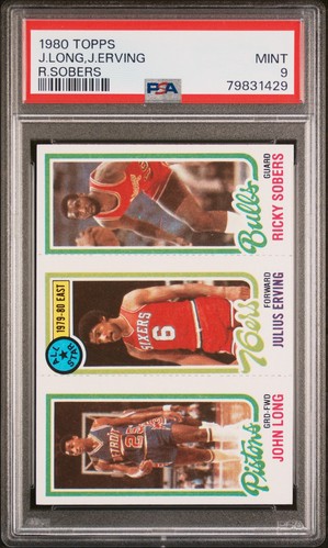 PSA MINT 9 1980 TOPPS J.LONG,J.ERVING 79831429 - Picture 1 of 2
