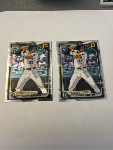 (15) Konnor Griffin 2025 Bowman Chrome 1st Rookie Card Pirates