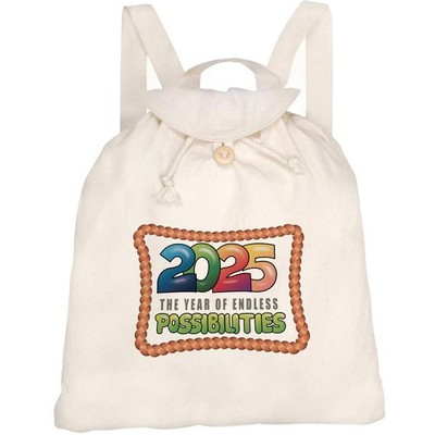 Canvas Rucksack / Backpack ''The Bright Horizons of 2025'' (RK00036898)