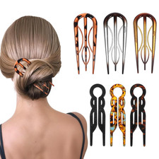 6Pcs Hair Pin for Women, Prestige French Hairpin, Strong Durable Flat Hairclips