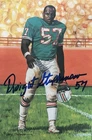 DWIGHT STEPHENSON SIGNED GOAL LINE ART CARD~FOOTBALL HALL OF FAME~HOF AUTO