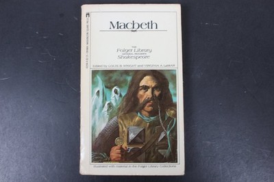 Macbeth Shakespeare 1959 First Pocket Books Folger Library Drama Illustrated WSP