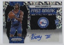 2023-24 Panini Prizm Fast Break Rookie Auto Ricky Council IV #FBR-RCV Auto 18gk