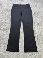 Cache Pants Women 0 Black Mid Rise Flare Curvy Couture Career Casual Trousers