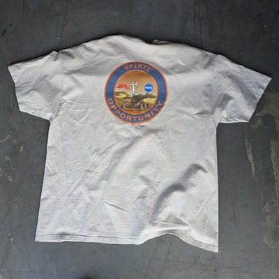 MER Mars Explorer Rovers Spirit Opportunity NASA JPL Spirit Tee Shirt Sz 2XL