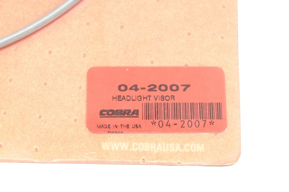 Cobra 04-2007 Headlight Visor NOS - Изображение 3 из 3