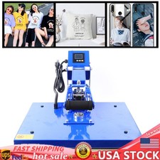 Auto Open Heat Press Machine 16"x 20" Clamshell Sublimation Transfer for T-shirt