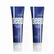 2 PACK DoTERRA Deep Blue doterra Rub Body Cream - 4 oz EXP:02/2027